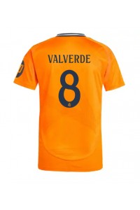 Fotbalové Dres Real Madrid Federico Valverde #8 Venkovní Oblečení 2024-25 Krátký Rukáv